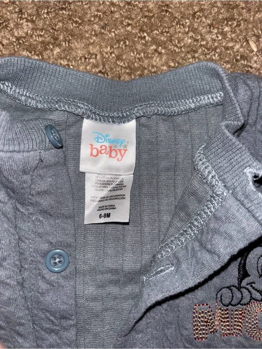 Little Me quilted white